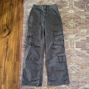 Hollister Women’s Charcoal Cargo Pants